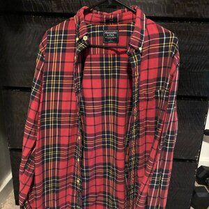 Men's Abercrombie & Fitch Long-Sleeved Collared Shirt Size Large.